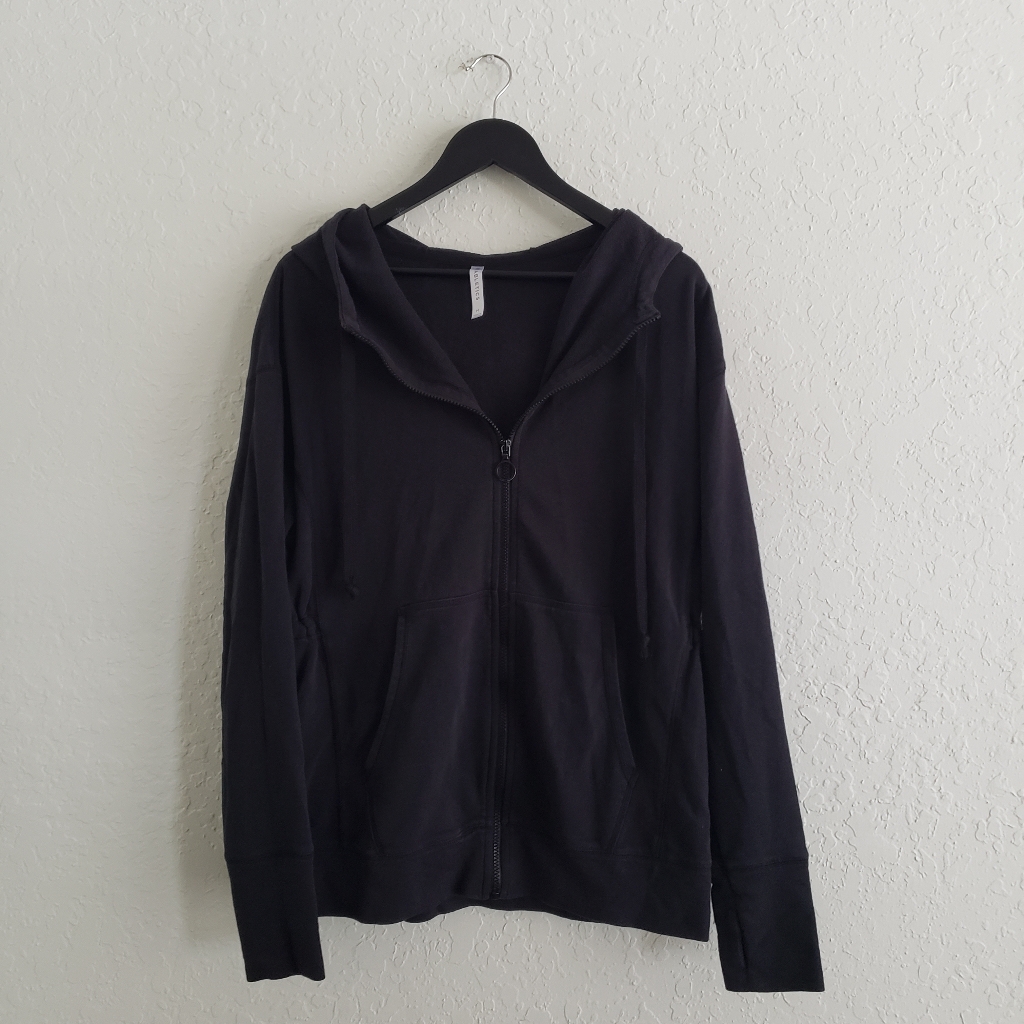 Fabletics Black Full Zip Jacket